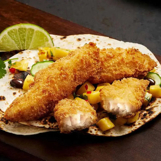 Whiting Fillets Panko Crumbed 1kg - 40 x 25g MSC Certified