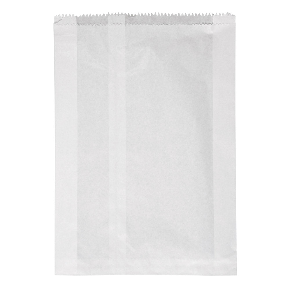 Double Paper Bread Bag White 500s 380 x 265 x 90mm ()