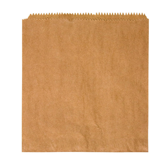 Brown Flat 4 Paper Bags 500s 235mm x 280mm ()