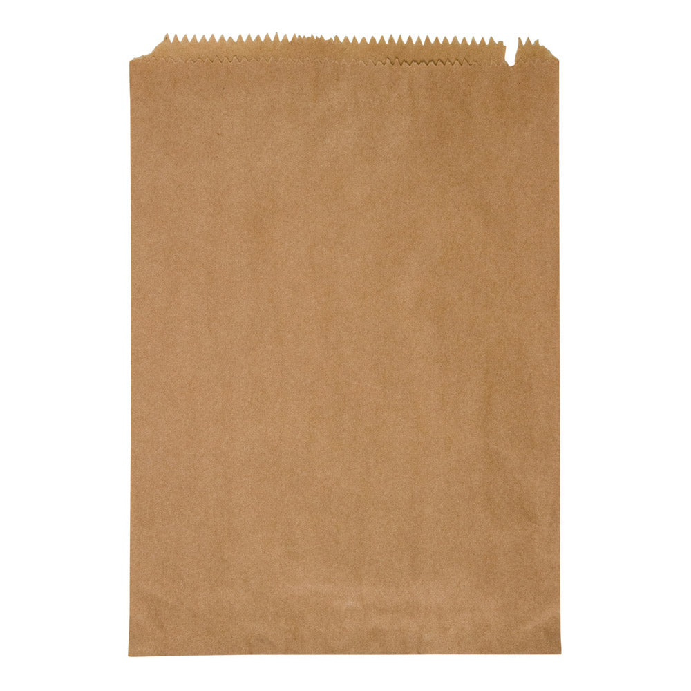 Brown Flat 6 Paper Bags 500s 235mm x 320mm ()