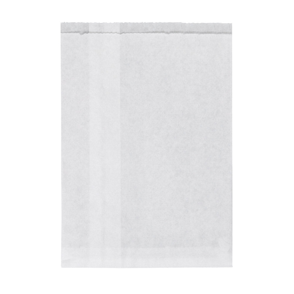 White Flat 1/2 Paper Bags 1000s 130mm x 140mm ()