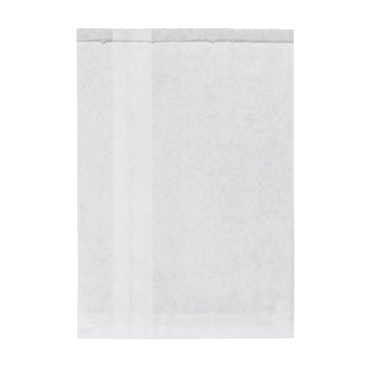 White Flat 1/2 Paper Bags 1000s 130mm x 140mm ()