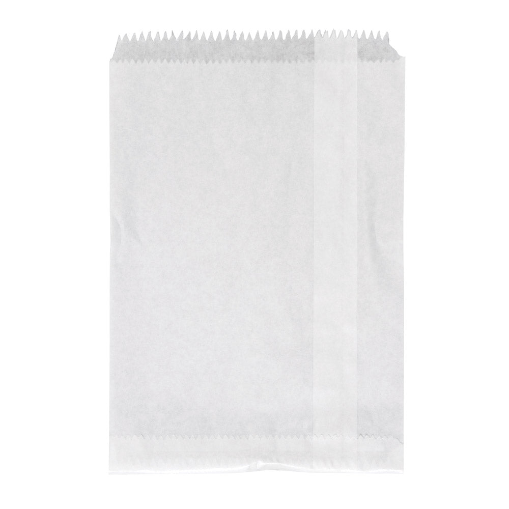 White Flat 2 Paper Bags 1000s 170mm x 230mm ()