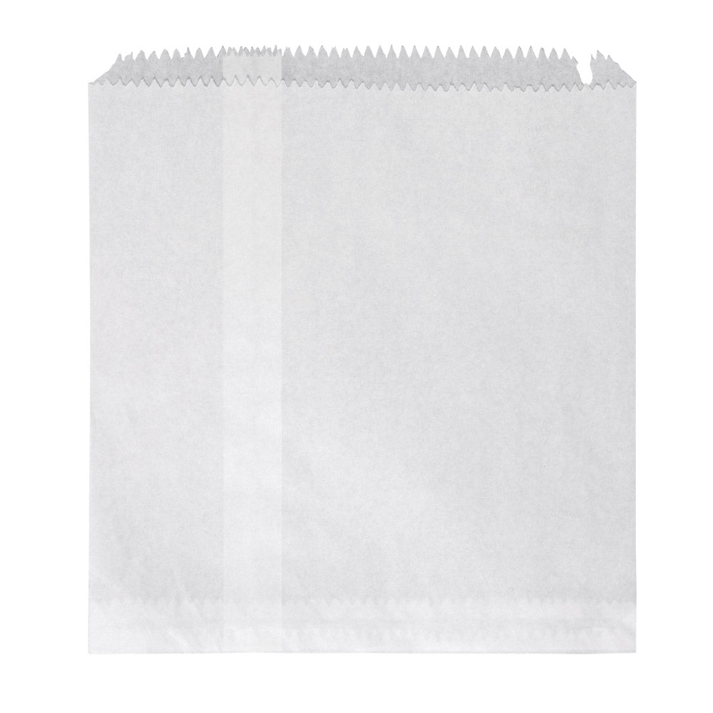 White Flat 4 Paper Bags 500s 235mm x 280mm ()