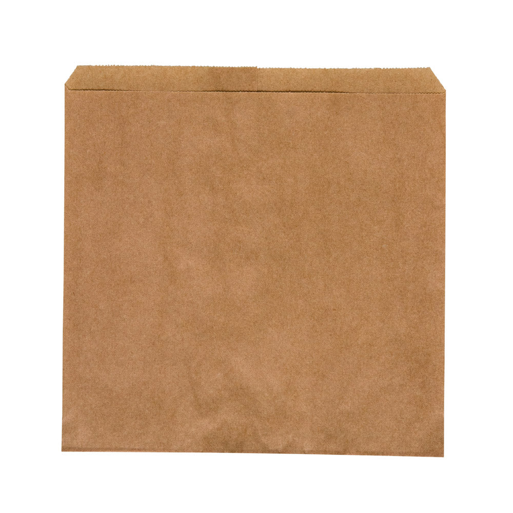 Brown Square 2 Paper Bags 1000s 200mm x 200mm ()