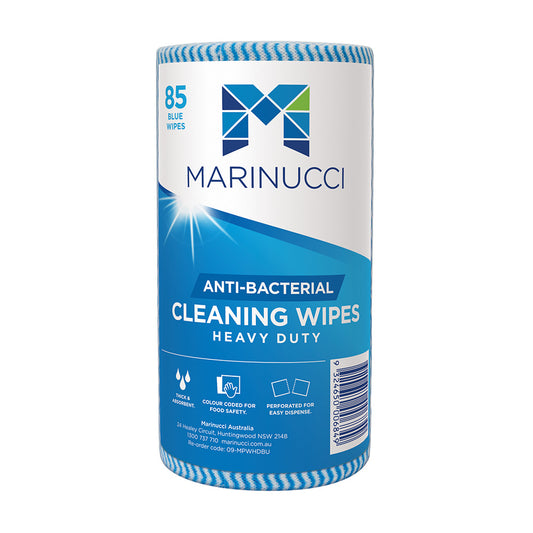 Wipe Roll Blue H/Duty 42.5m Anti Bac Perforated Sheets 50cm x 30cm
