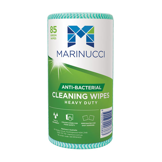Wipe Roll Green H/Duty 42.5m Anti Bac Perforated Sheets 50cm x 30cm