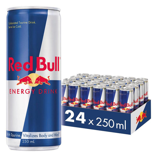 Red Bull Energy Drink 24 x 250ml CAN Unit Price includes Cont Levy