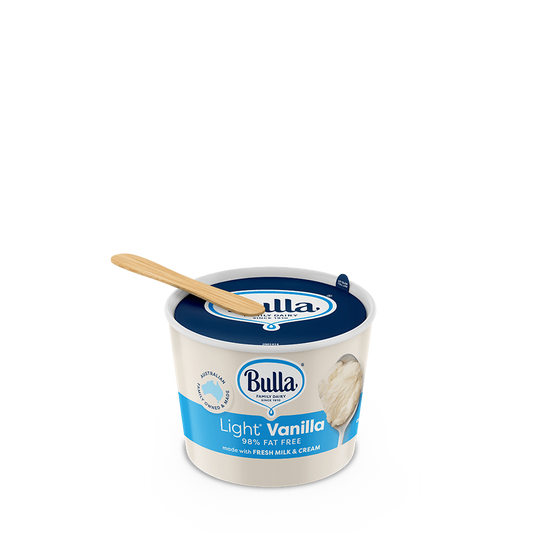 Ice Cream Cup Light Vanilla 36 x 100ml Gluten Free