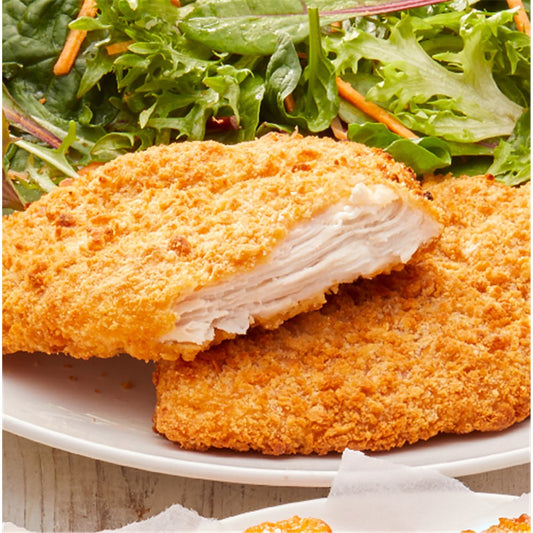 Pub Schnitzel Ciabatta Crumbed 20 x 250g - Flash Fried