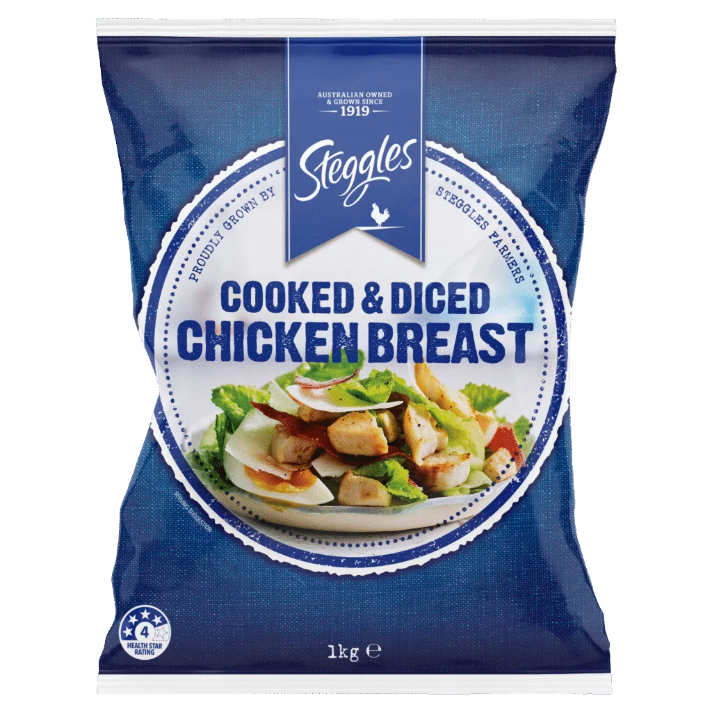 Chicken Meat Diced Skinless 1kg Halal