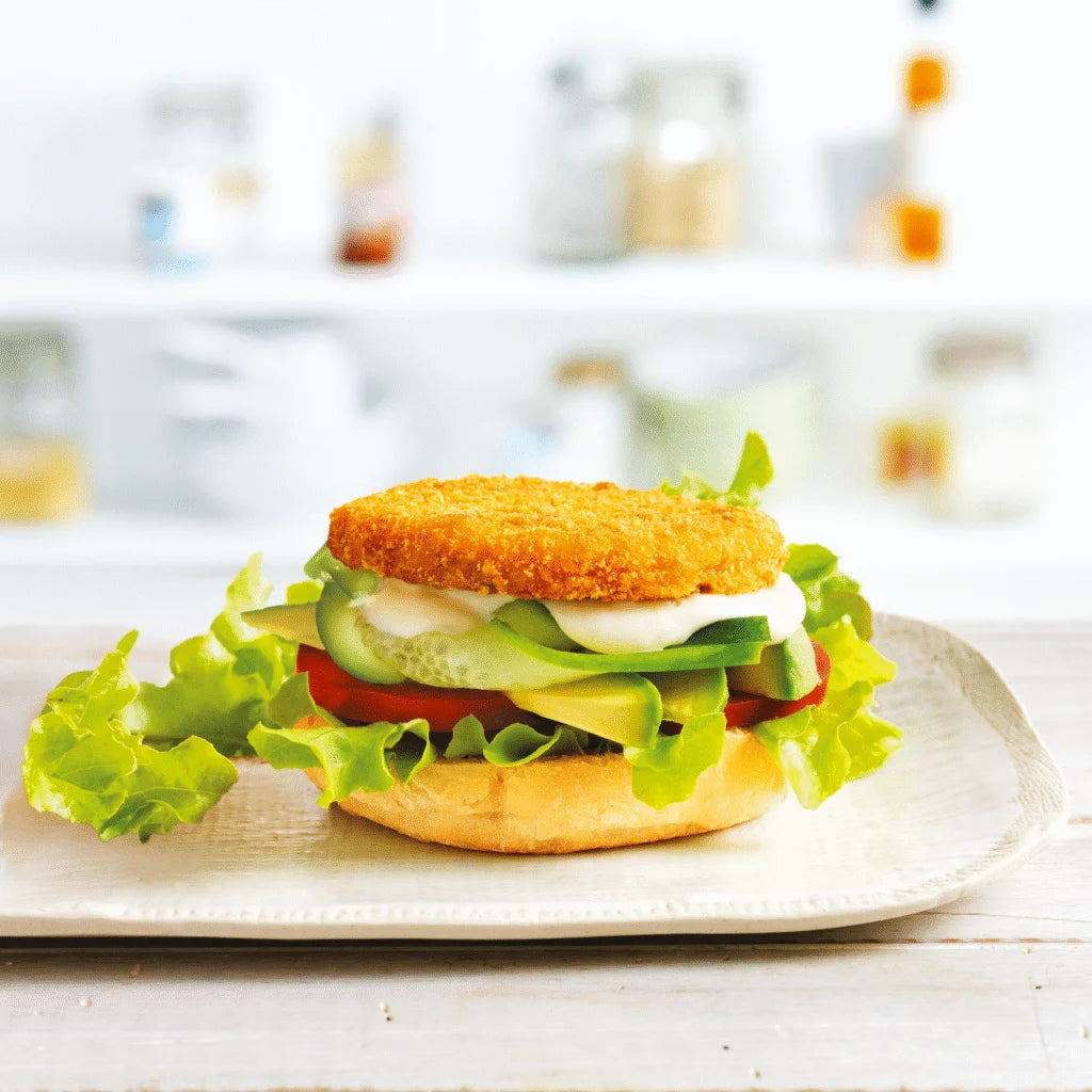 Chicken Burger Crumbed 1kg - Approx 12 x 84g Halal