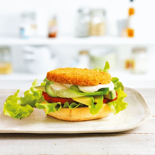 Chicken Burger Crumbed 1kg - Approx 12 x 84g Halal