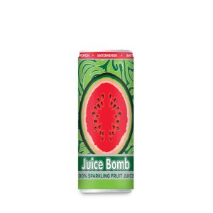 Watermelon 24 x 250ml Cans 100% Sparkling Fruit Juices