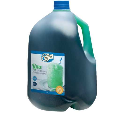 Granita Lime Syrup 2Lt - Gluten Free Vegan Halal Kosher