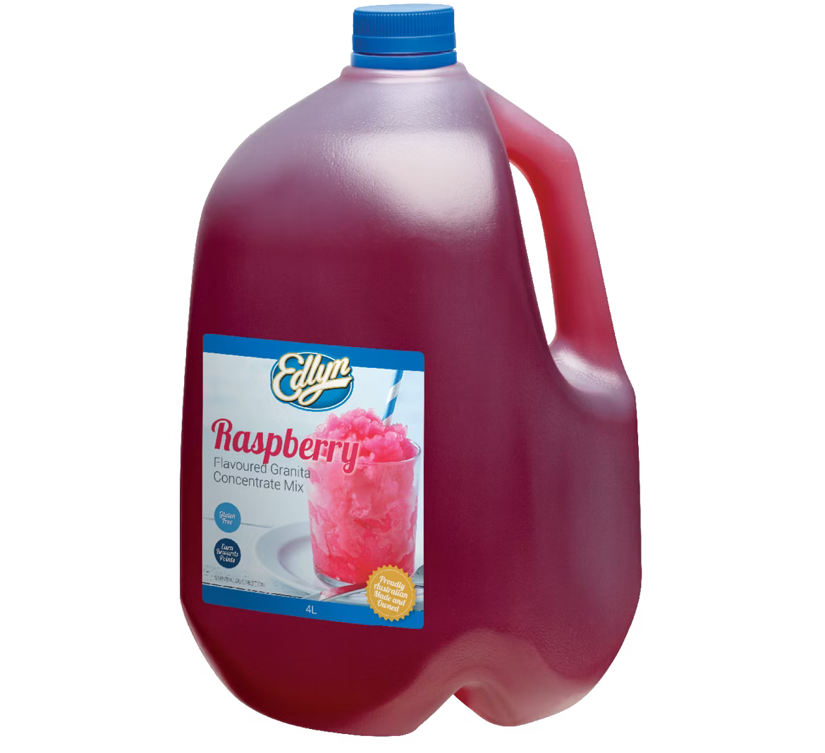 Granita Raspberry Syrup 2Lt - Gluten Free Vegan Halal Kosher