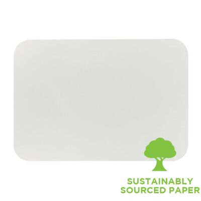Lids Fit MRE511 Rectangle Foil Container 125s 215 x 150mm