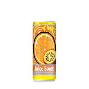 Orange Passio 24 x 250ml Cans 100% Squeezed Orange & Passionfruit Fruit Juices