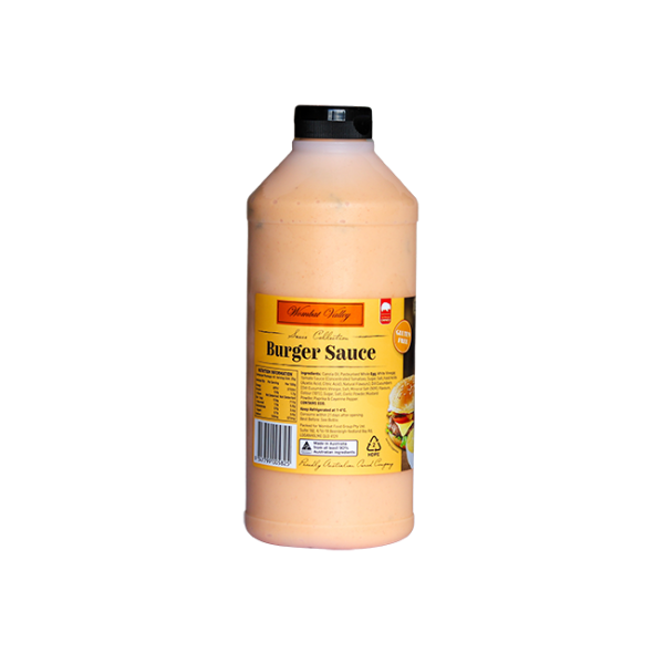 Burger Sauce 1kg Squeeze Bottle - Gluten Free (GF)