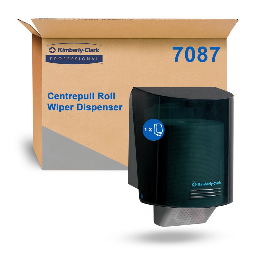 Dispenser 7087 Suit Centrefeed Paper Towel Smoke Grey / Lockable / ABS Plastic