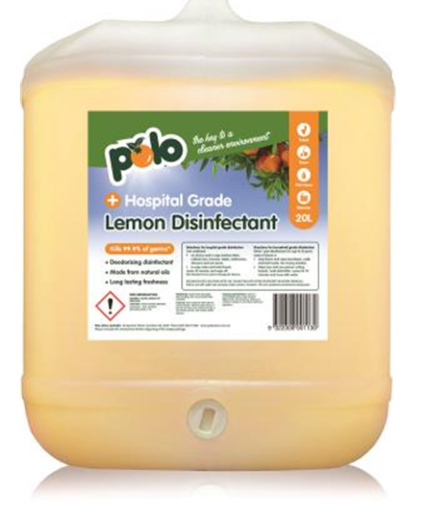 Lemon Disinfectant Hospital Grade 20Lt
