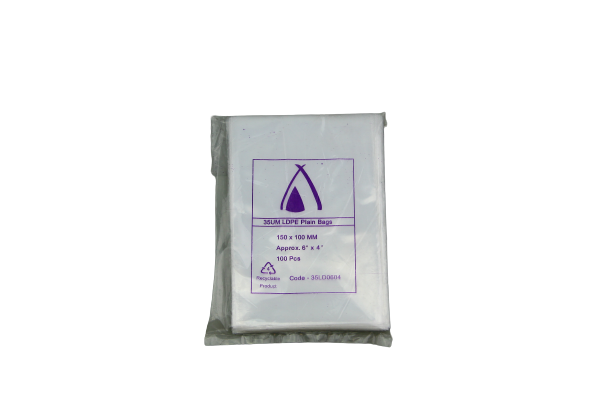 LD Bags 6x4" 100s - 35um 150x100mm