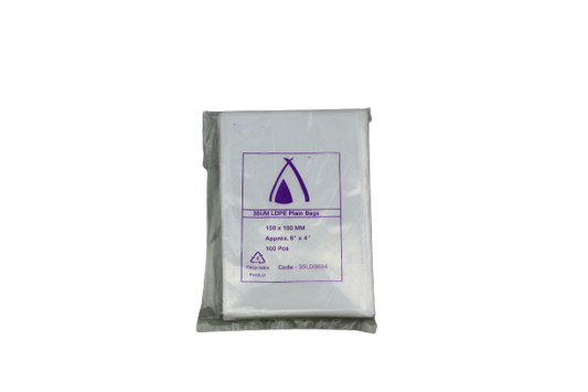 LD Bags 6x4" 100s - 35um 150x100mm