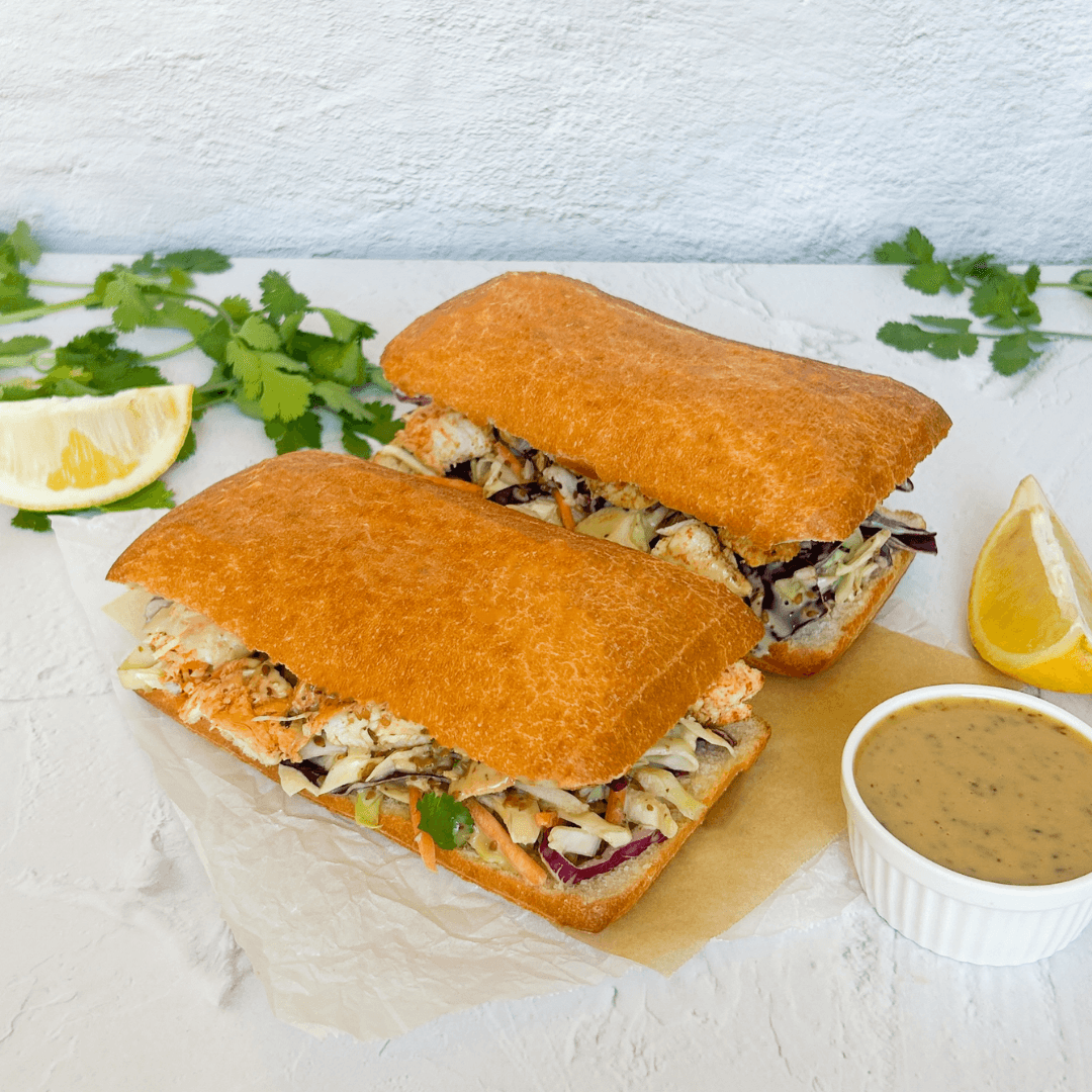 Sandwich Ciabatta 64 x 110g - Fully Baked (FB) Vegetarian (V) Plant Based (PB)