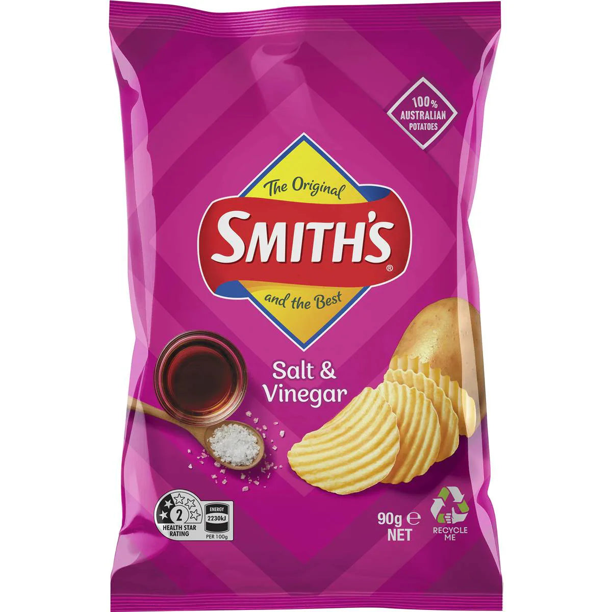 90g Crinkle Salt & Vinegar RRP $3.75