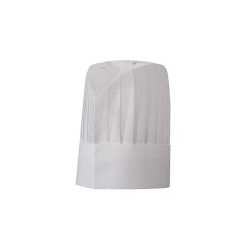 Chef Hat Paper White 9" 230mm - 20Pk