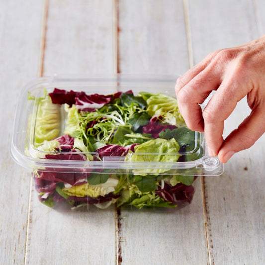 Rectangle Stay Fresh Container w Lid 100 x 365ml 140 x 125 x 50mm