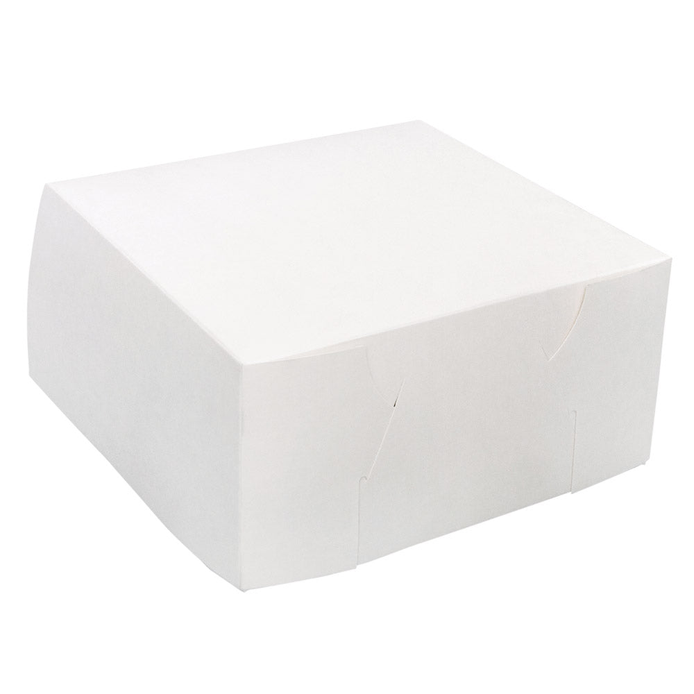 Cake Box White 8x8x4" - 100s 200x200x100mm ()