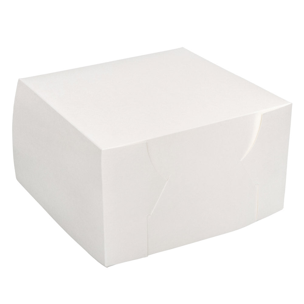 Cake Box White 10x10x6" - 50s 250x250x150mm ()
