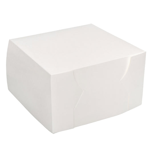 Cake Box White 10x10x6" - 50s 250x250x150mm ()
