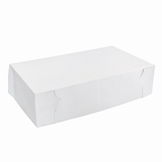 Cake Box White 1/4 Slab - 100s 385 x 230 x 100mm ()