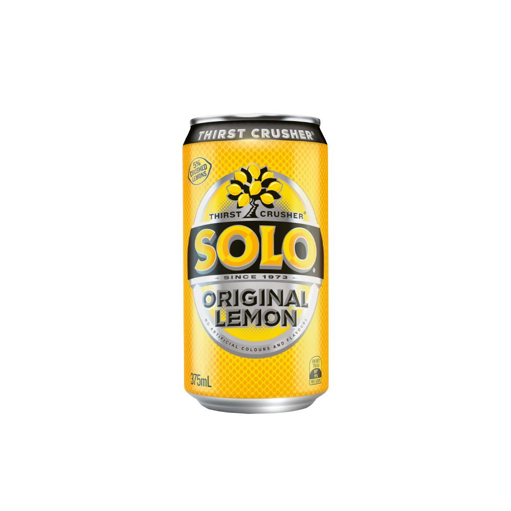 Solo Lemon 30 x 375ml Cans Unit Price includes Cont Levy