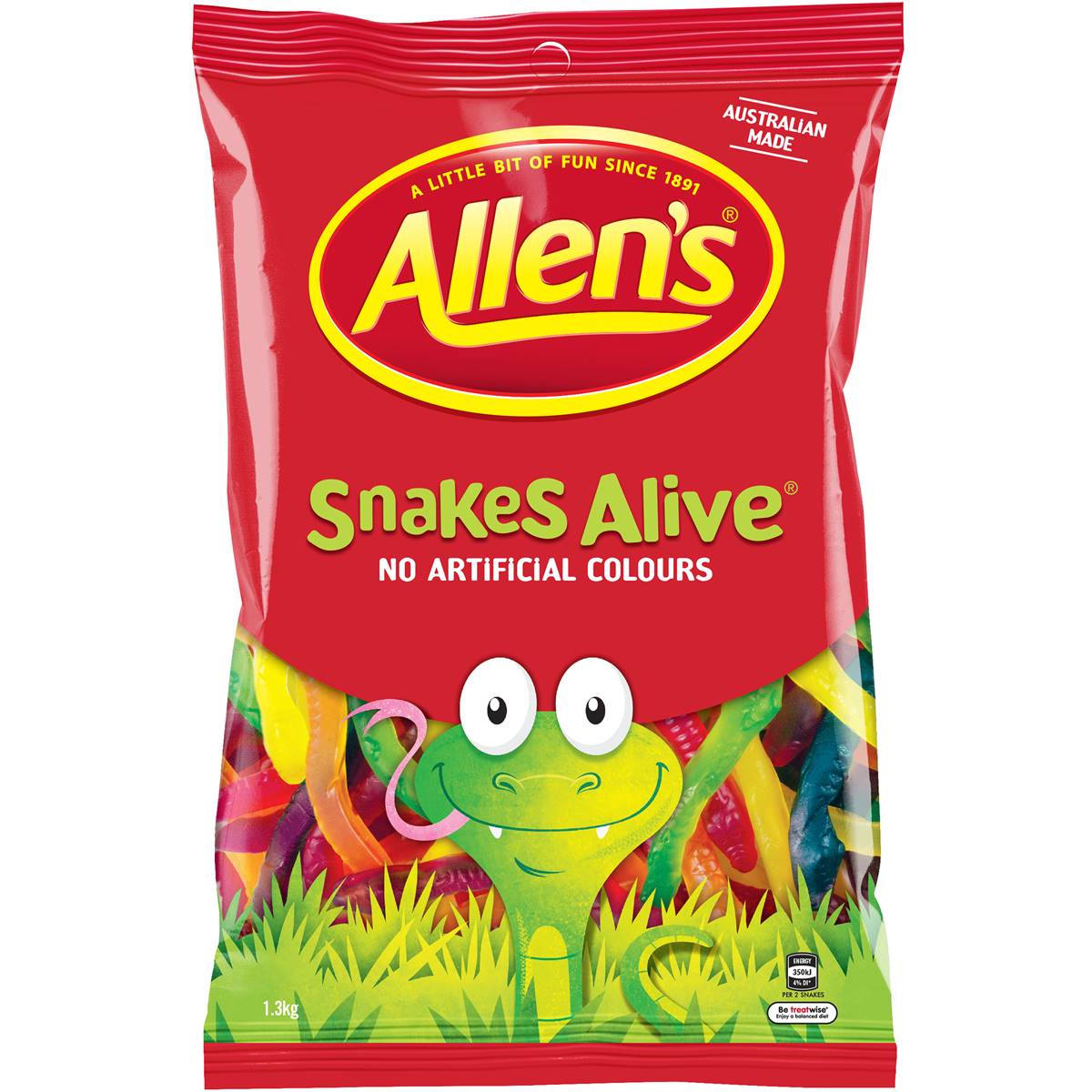Snakes Alive 1.3kg Bulk Bag