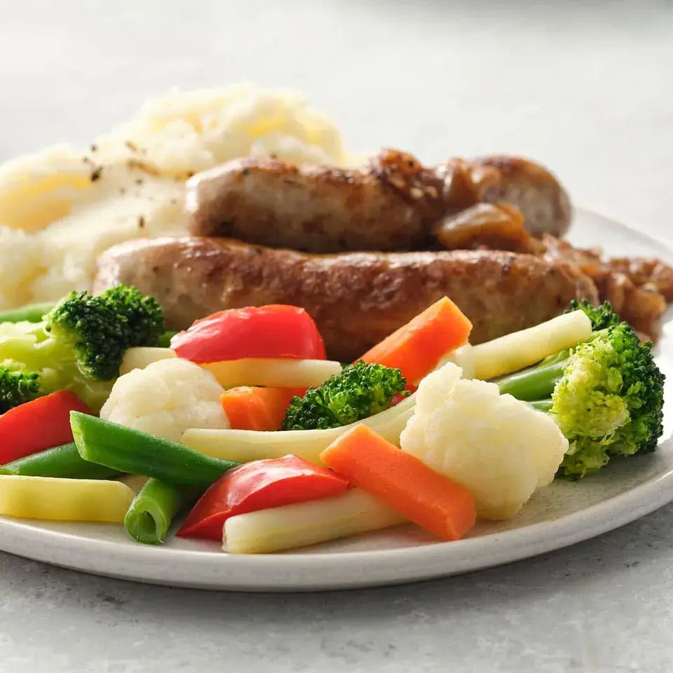 Vegetable Mix Melange 1.5kg - Broccoli/Green Beans Carrot/Cauliflower/Red Capsicum/ Yellow Beans
