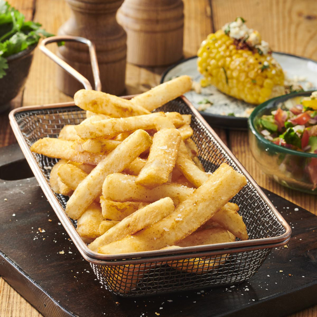Chips Beer Battered Diamond 2kg - Australian Vegetarian (V) Vegan (VE)