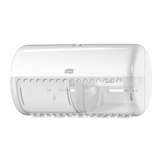 Dispenser "White" Twin Suit 2 x Toilet Rolls