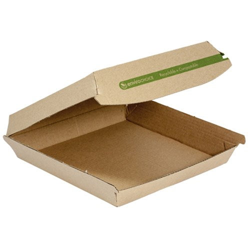Pizza Box 7" Brown Kraft 50s 175 x 175 x 47mm