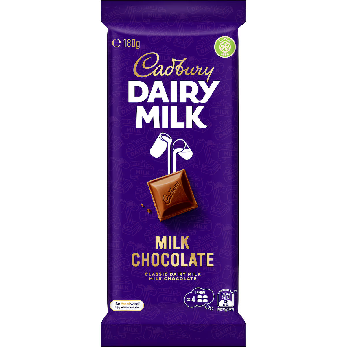 Dairy Milk Chocolate 180g