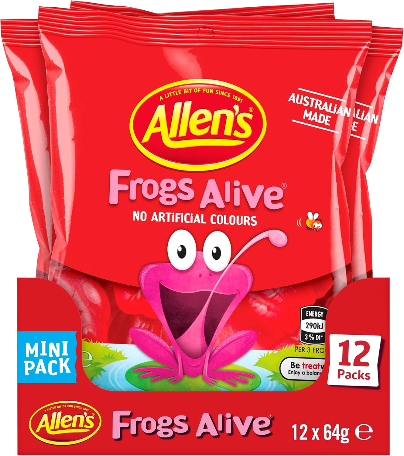 Frogs Alive 12 x 64g Mini Pack