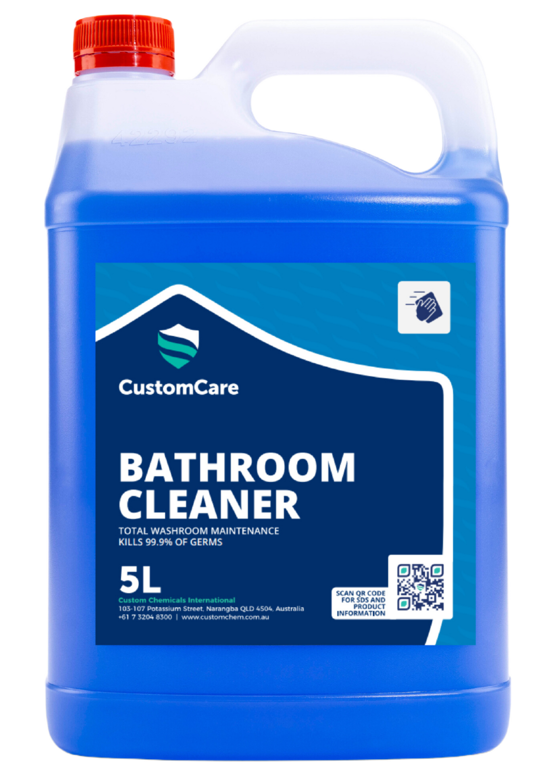 Bathroom Cleaner 5Lt -Lazer Plus Acid Based Cleaner Disinfectant