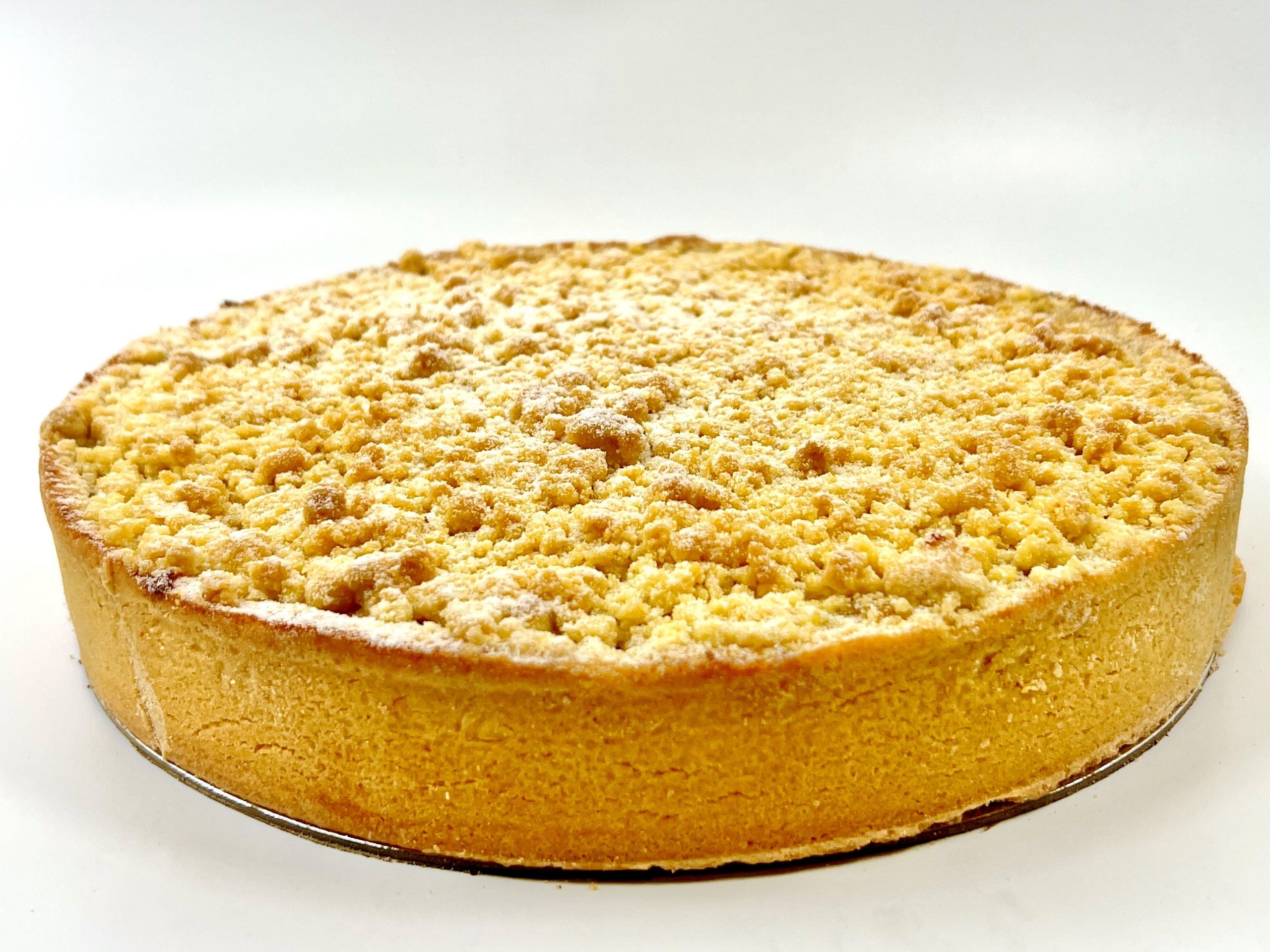 Apple Rhubarb Crumble Pie 3kg - Marked 18 Portions