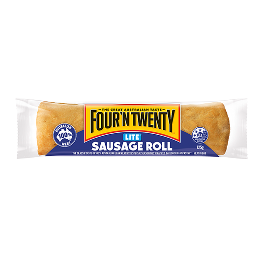 Aussie Lite Sausage Roll 24 x 125g