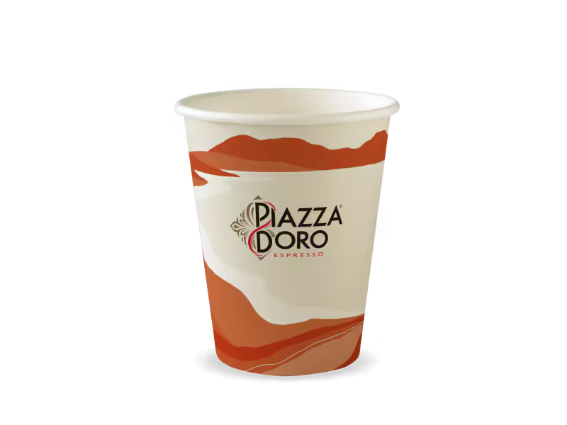 Bio Coffee Cup 12oz - 50s - Top 90mm