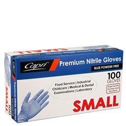 Glove Blue Vinyl Small 100s - Powder Free