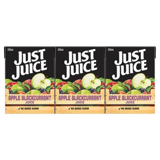 Apple Blackcurrent NAS 6 x 200ml Unit Price includes Cont Levy