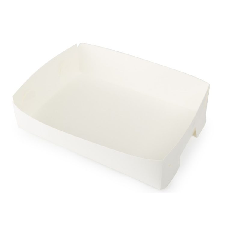 Food / Cake Trays #20 White 200s 180 x 130 x 42.5mm ()